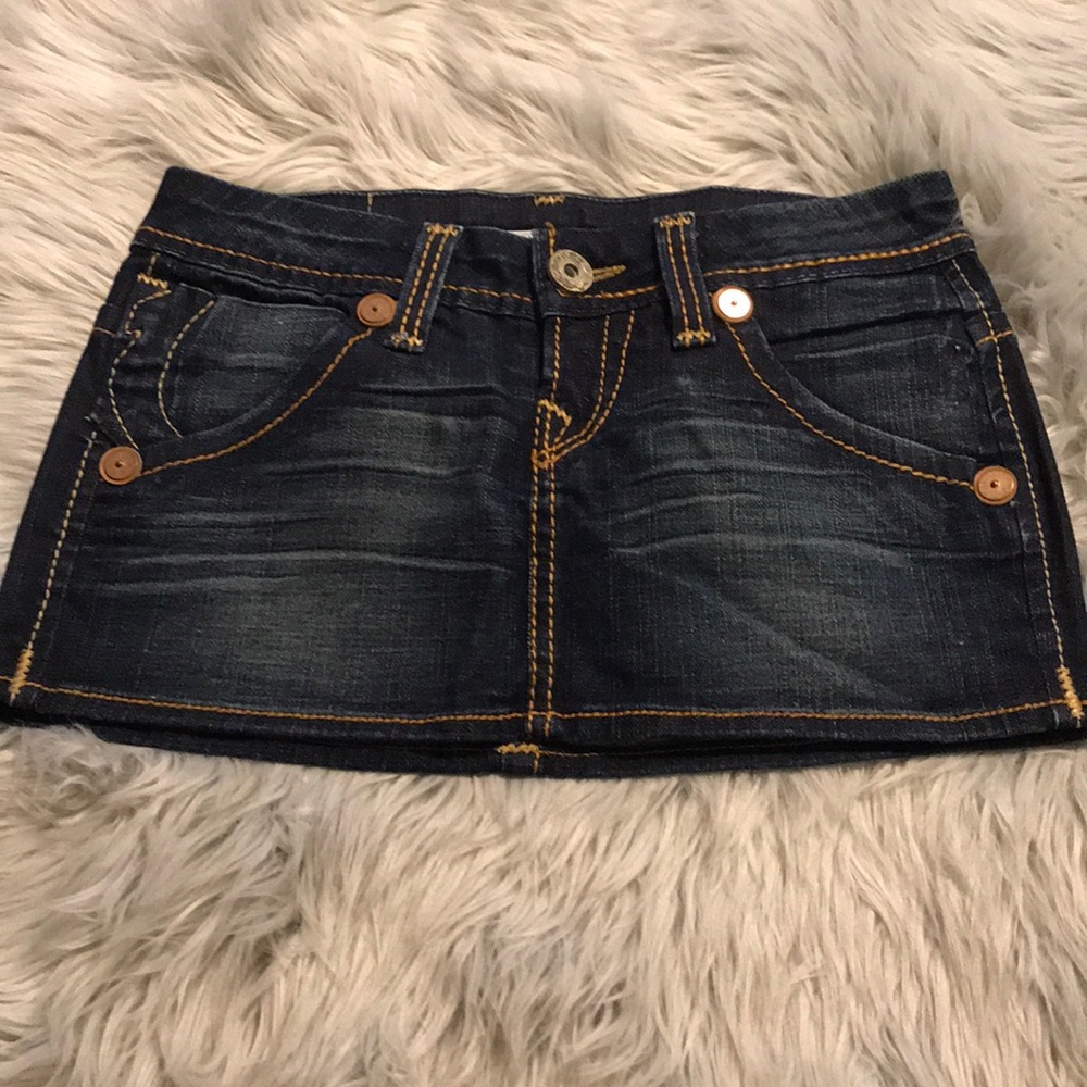 True Religion Jean Skirt sz 27